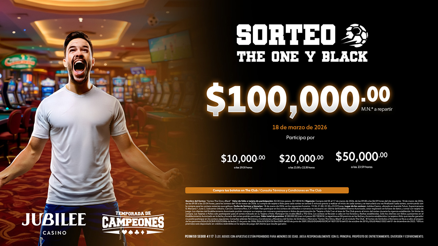 SORTEO THE ONE & BLACK